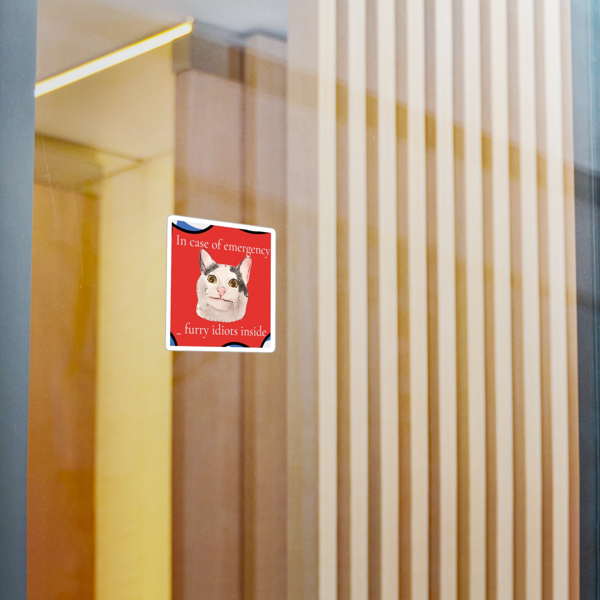 "In Case of Emergency" Pet Sticker (Cat)