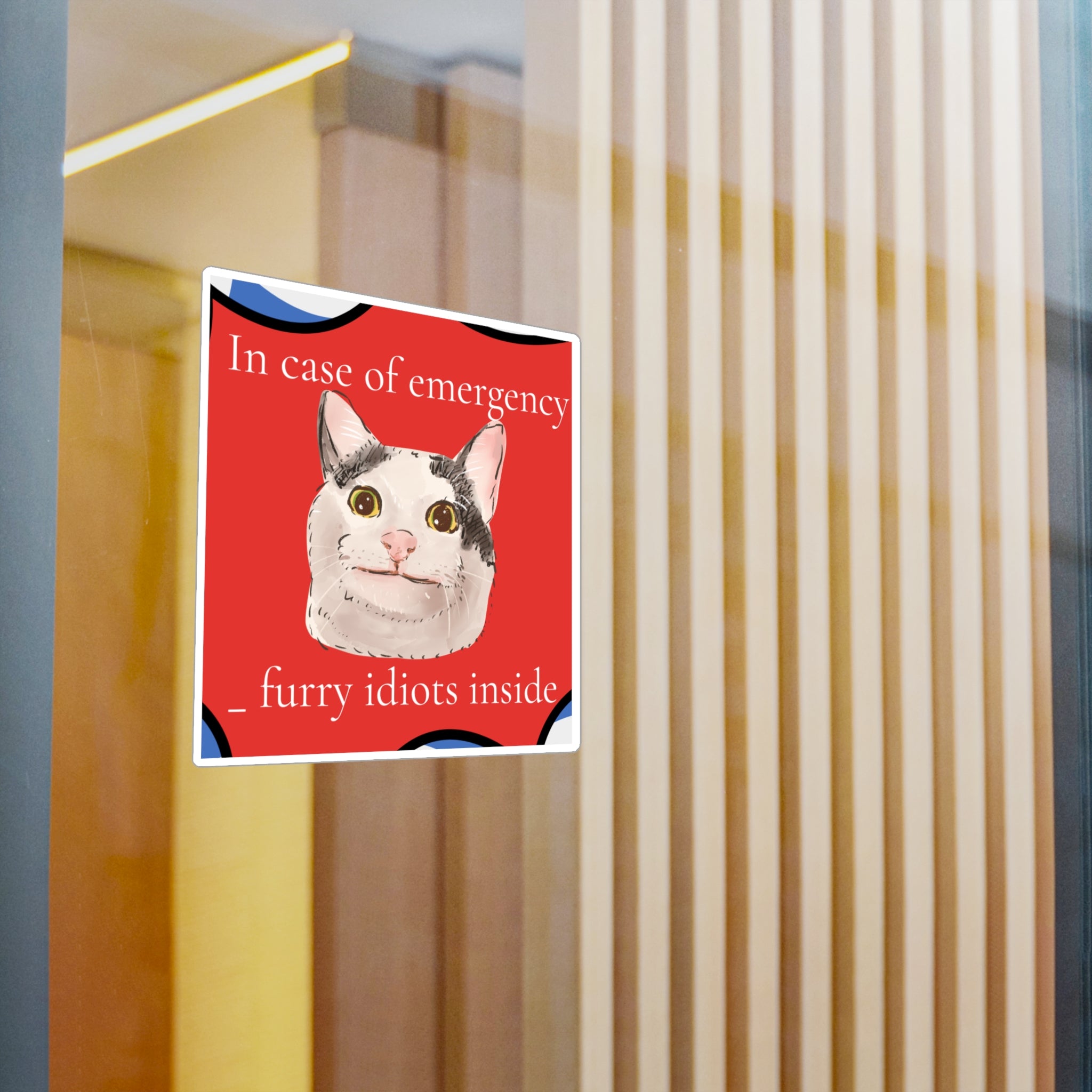 "In Case of Emergency" Pet Sticker (Cat)