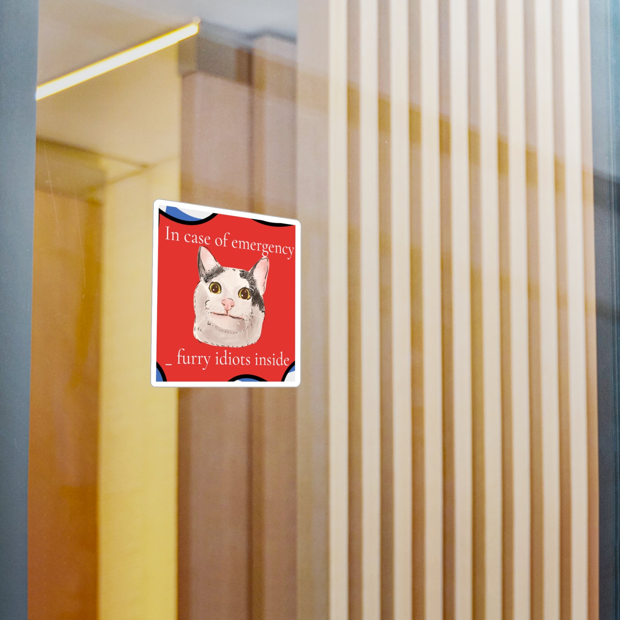 "In Case of Emergency" Pet Sticker (Cat)