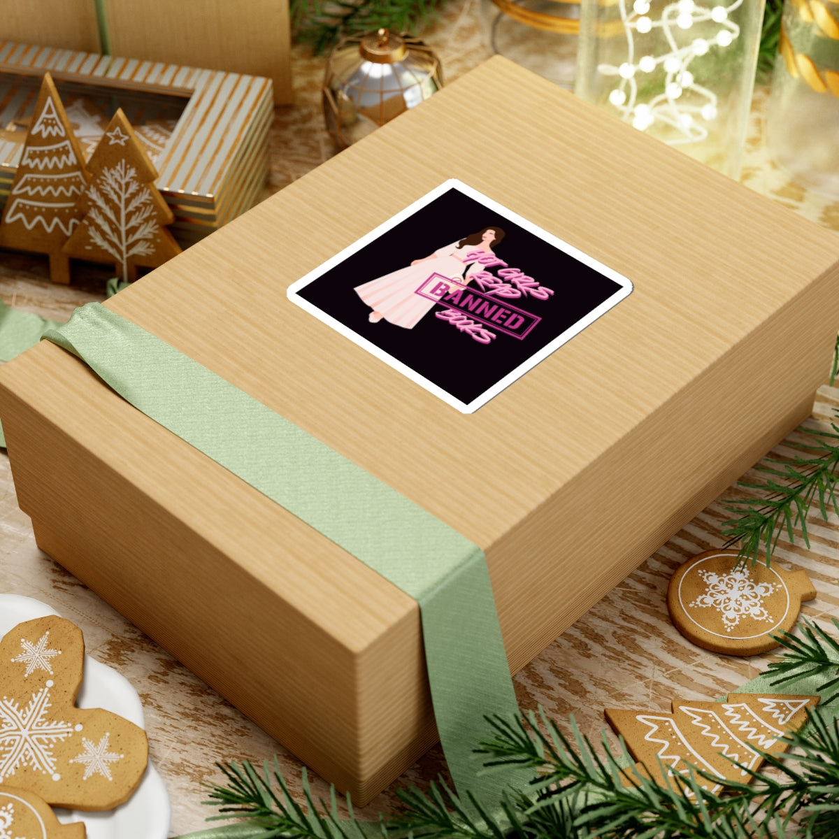 Hot Girls Read Sticker