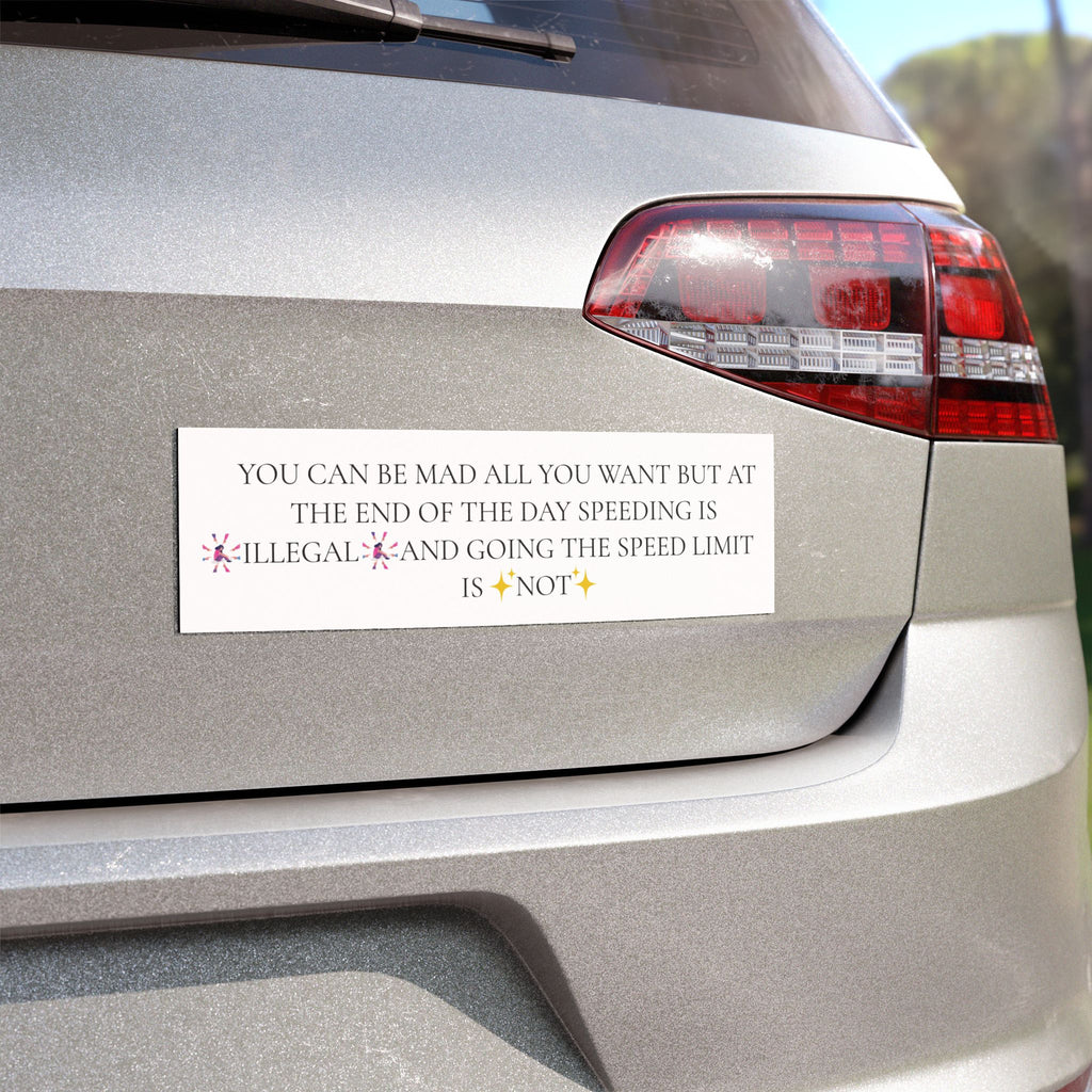 NO SPEEDING Car Magnet
