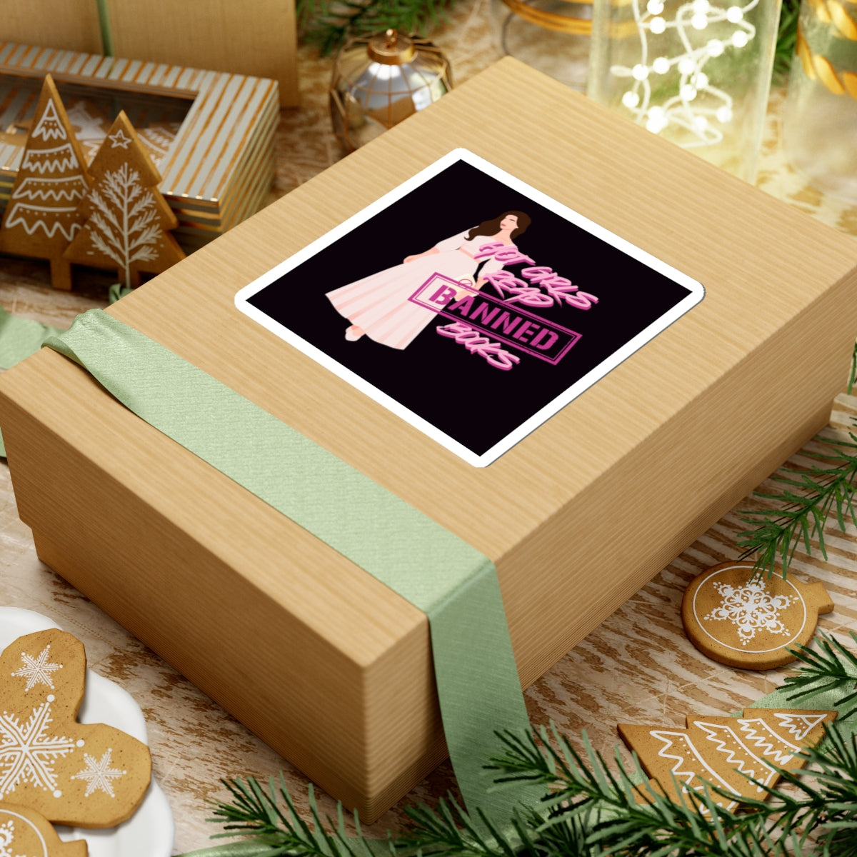 Hot Girls Read Sticker