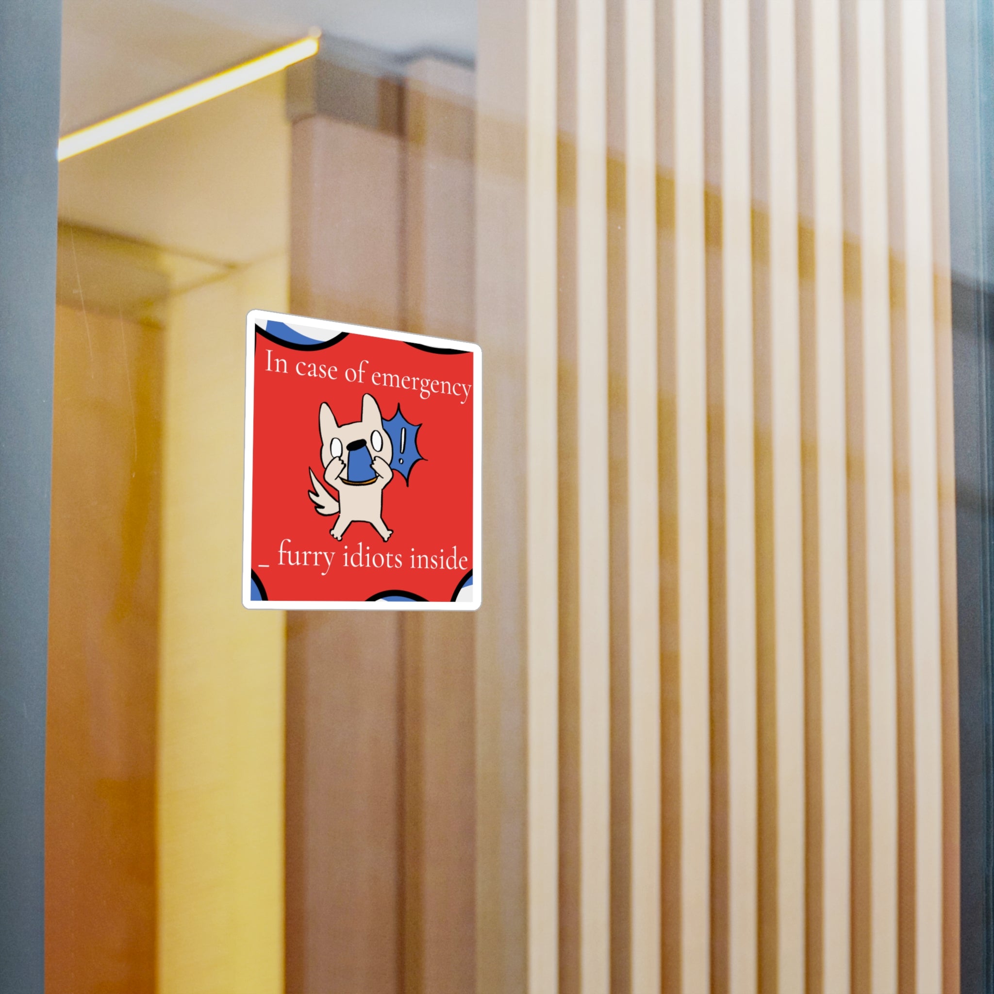 "In Case of Emergency" Pet Sticker (Dog)