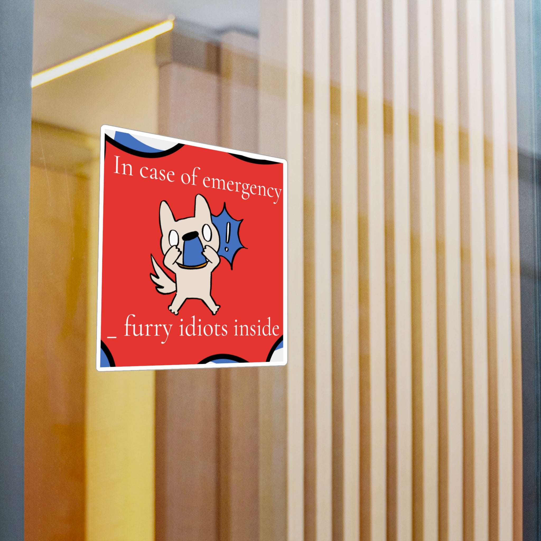 "In Case of Emergency" Pet Sticker (Dog)